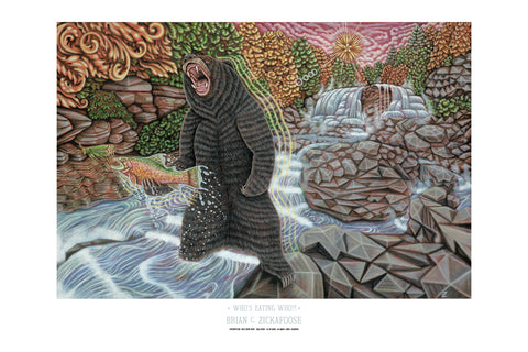 Who‘s Eating Who?! 36x24 Inch Poster